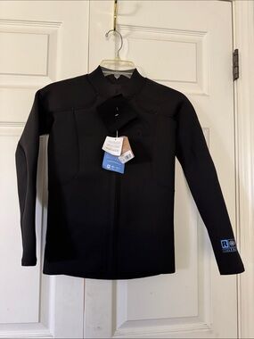 Patagonia Black Neoprene Wetsuit Jacket - Full Zip S